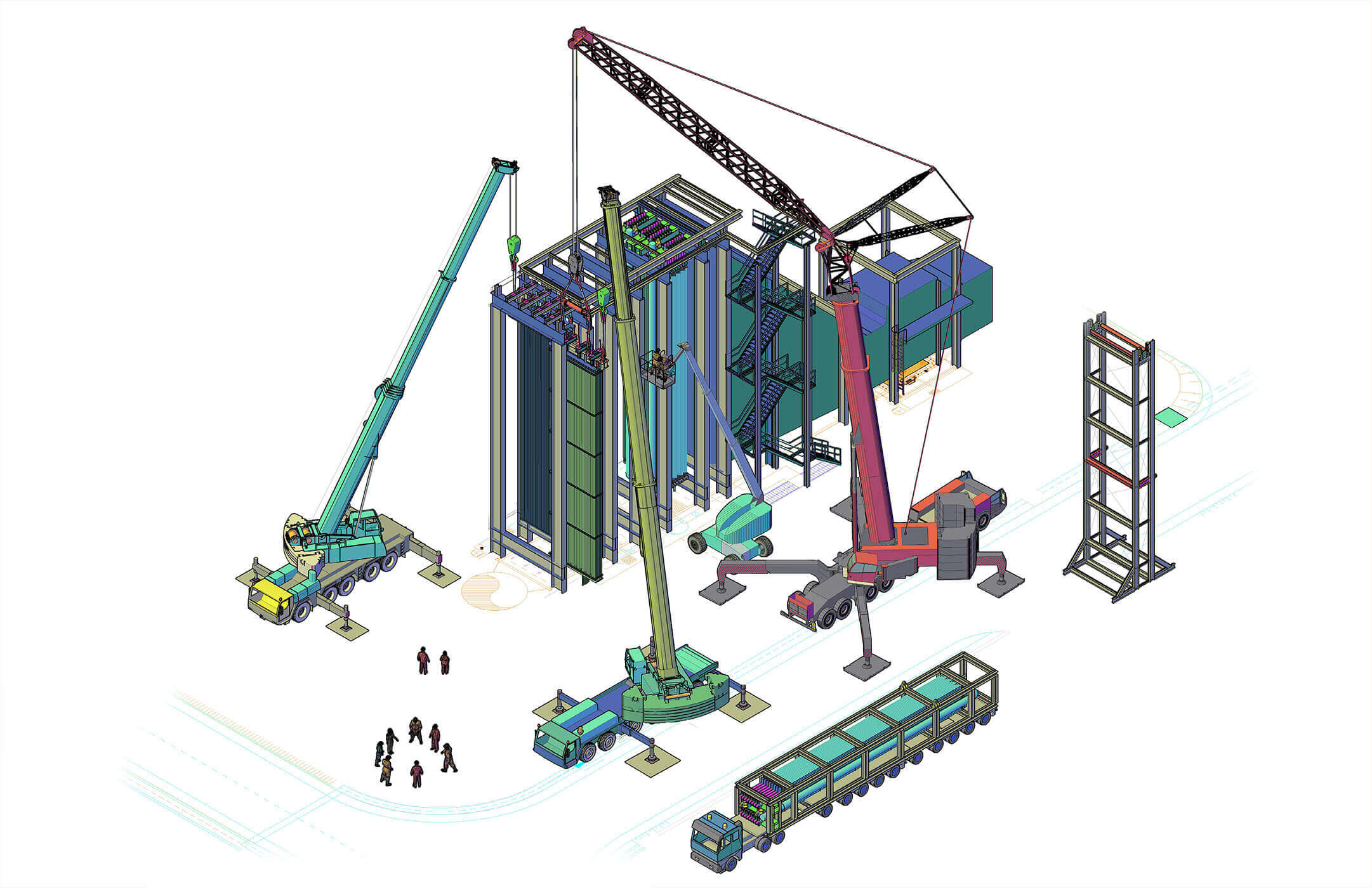 Soluciones de ingeniería para maniobras industriales